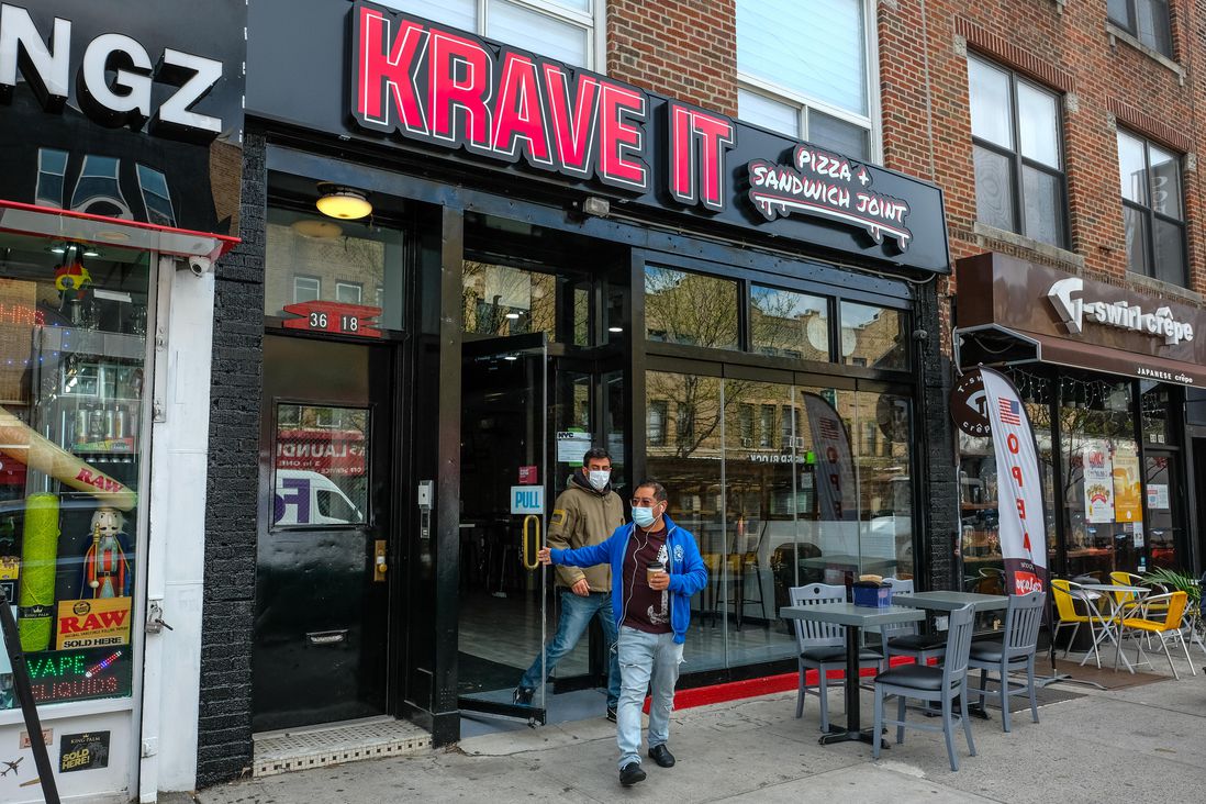Photos of pizza from Krave It